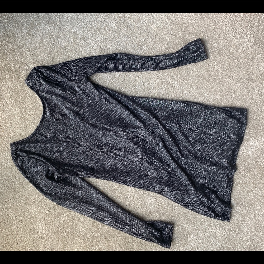 Black and silver BCBG mini dress